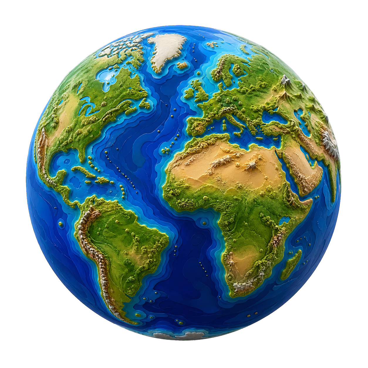 Glossy 3D Earth